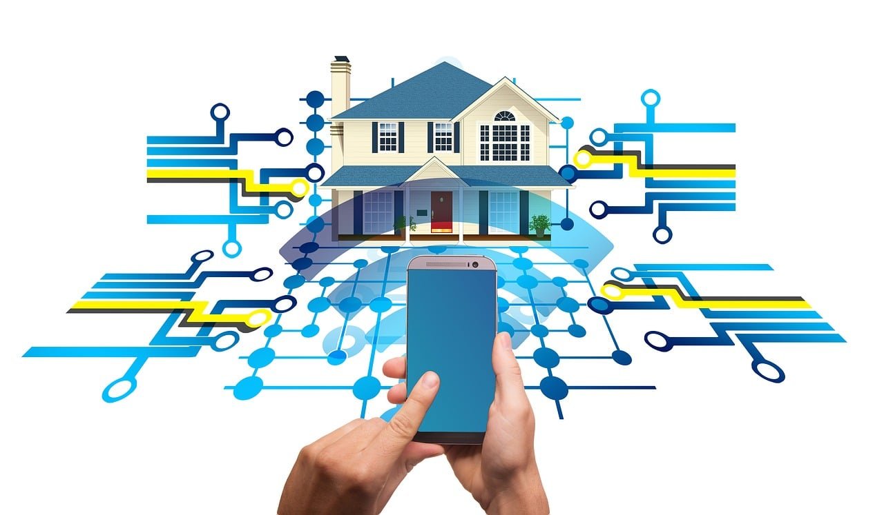 smart home, house, technology